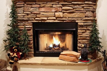 Fireplace construction by F.K. Masonry