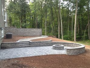 Stone Patios, Walkway, Steps & Built-in Stone Fireplace in Cheshire, CT (1)