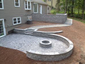 Stone Patios, Walkway, Steps & Built-in Stone Fireplace in Cheshire, CT (2)