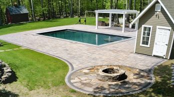 Pool Patio Paver Installation in Madison, CT (1)