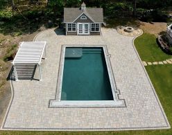Pool Patio Paver Installation in Madison, CT (2)
