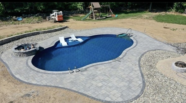 Pool Patio Paver Installation in Milford, CT (1)